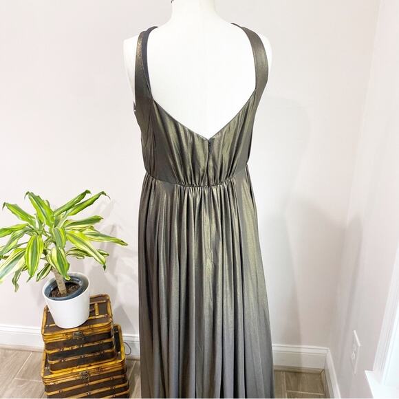 Haltson Hertiage Formal full Length Gown in Bronze Goddess SZ 8 - Picture 11 of 11